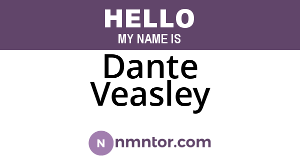 Dante Veasley
