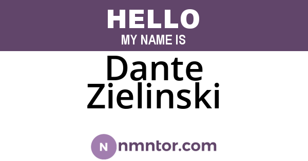 Dante Zielinski