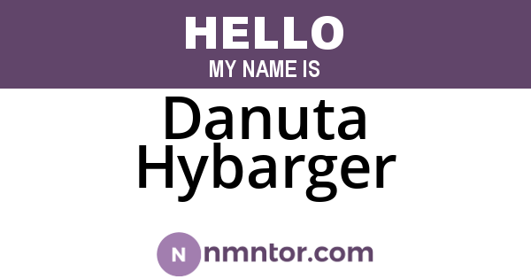 Danuta Hybarger