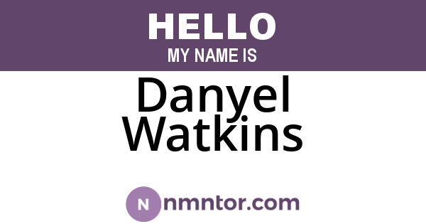 Danyel Watkins