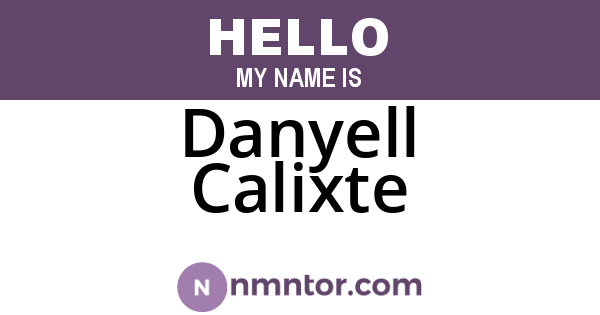 Danyell Calixte