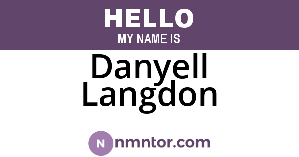 Danyell Langdon