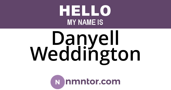 Danyell Weddington