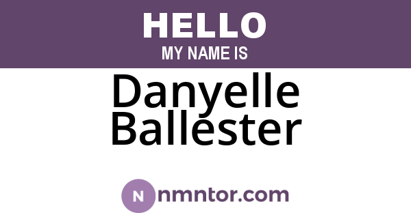 Danyelle Ballester