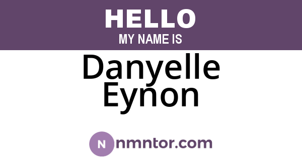 Danyelle Eynon