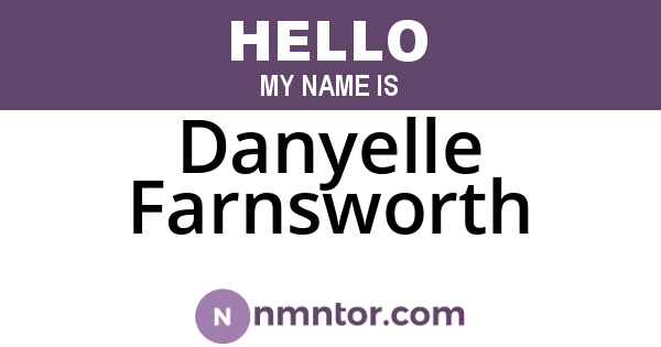 Danyelle Farnsworth