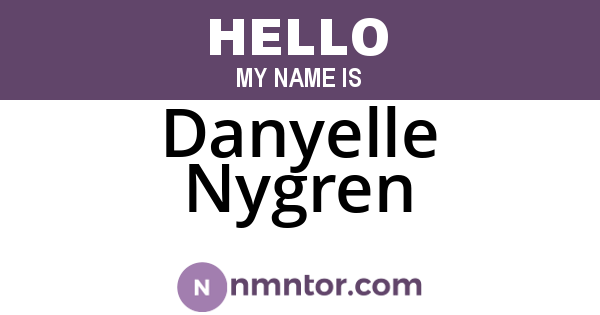 Danyelle Nygren