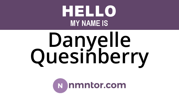 Danyelle Quesinberry