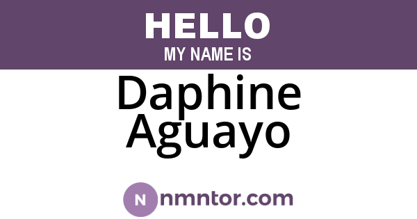 Daphine Aguayo