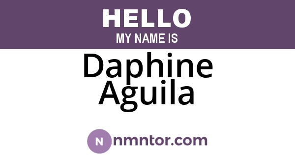 Daphine Aguila