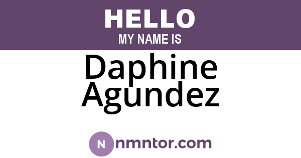 Daphine Agundez