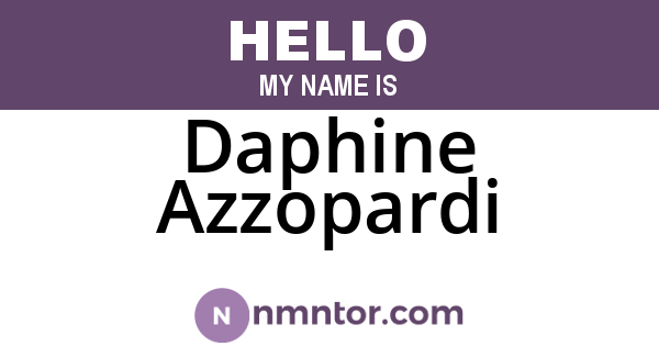 Daphine Azzopardi