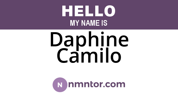 Daphine Camilo