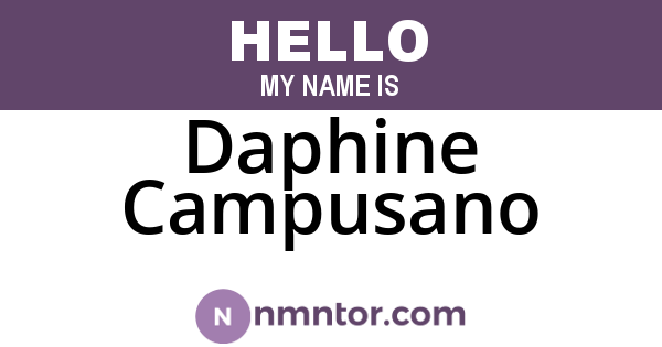 Daphine Campusano