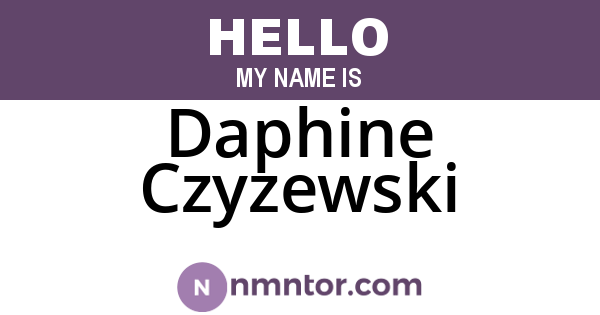 Daphine Czyzewski
