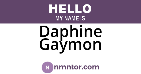 Daphine Gaymon