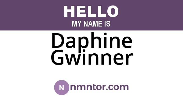Daphine Gwinner