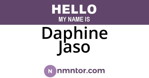 Daphine Jaso