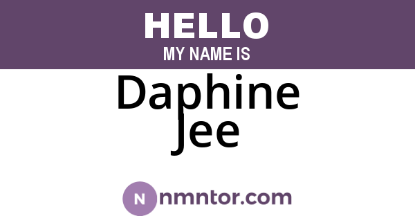 Daphine Jee