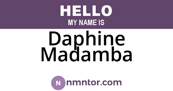 Daphine Madamba