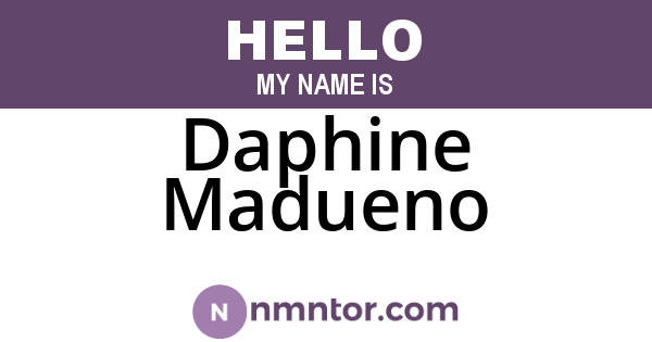 Daphine Madueno