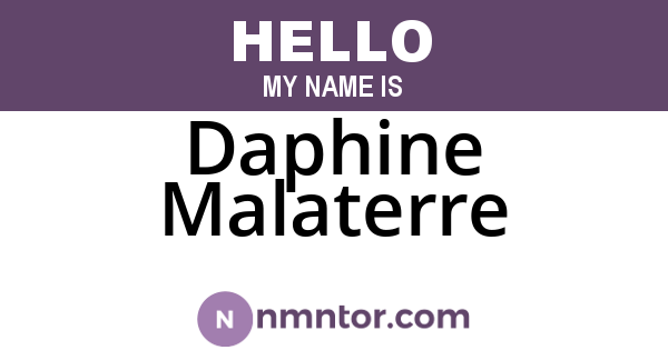 Daphine Malaterre