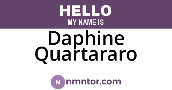 Daphine Quartararo
