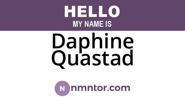 Daphine Quastad