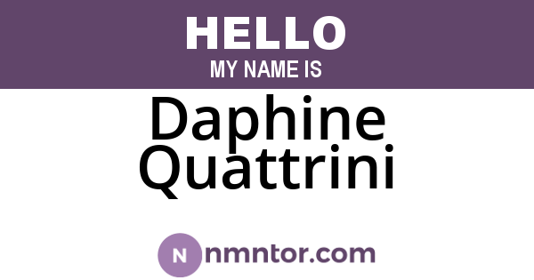 Daphine Quattrini