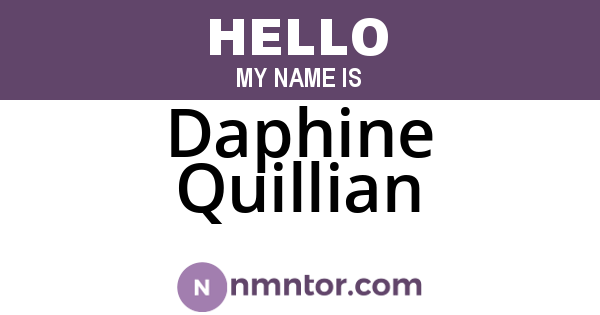 Daphine Quillian