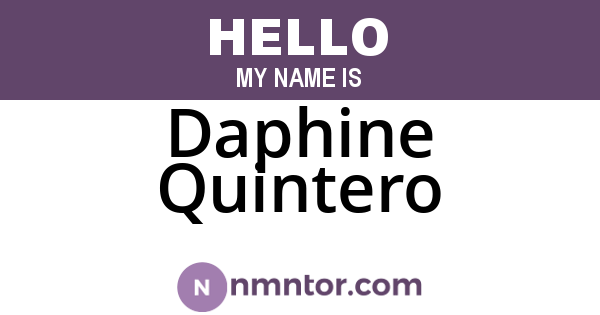 Daphine Quintero