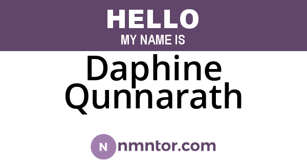 Daphine Qunnarath