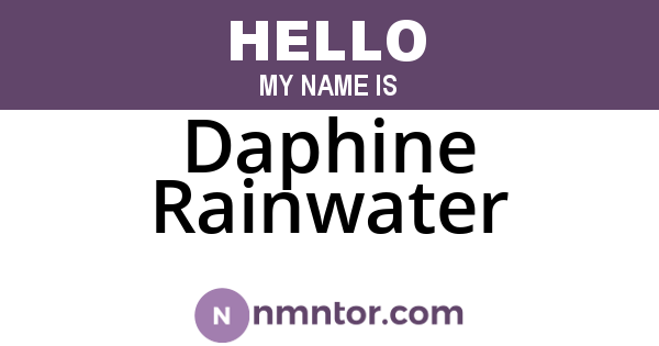 Daphine Rainwater