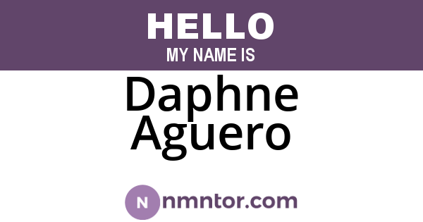 Daphne Aguero