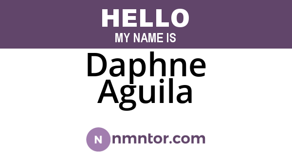 Daphne Aguila