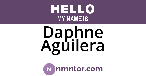 Daphne Aguilera