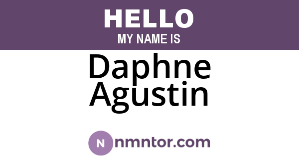 Daphne Agustin
