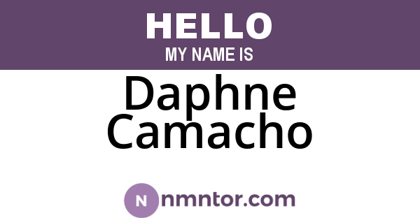 Daphne Camacho