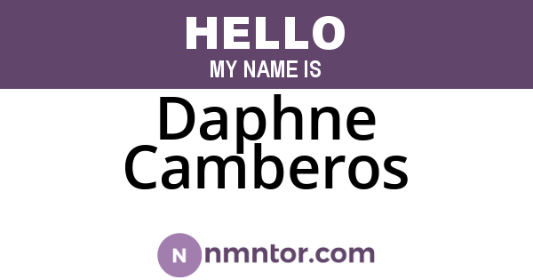 Daphne Camberos