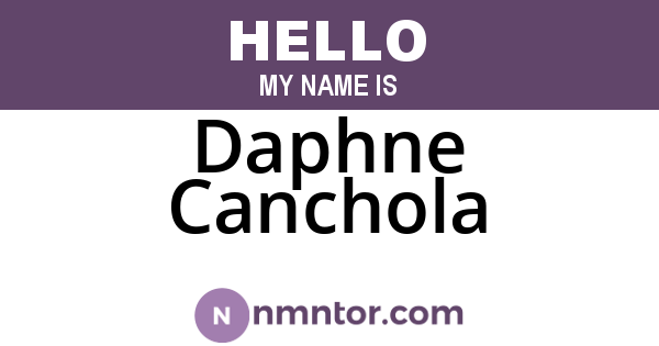 Daphne Canchola