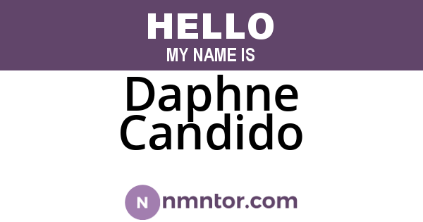 Daphne Candido