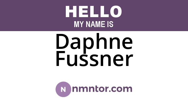 Daphne Fussner