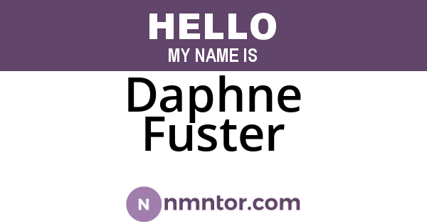 Daphne Fuster