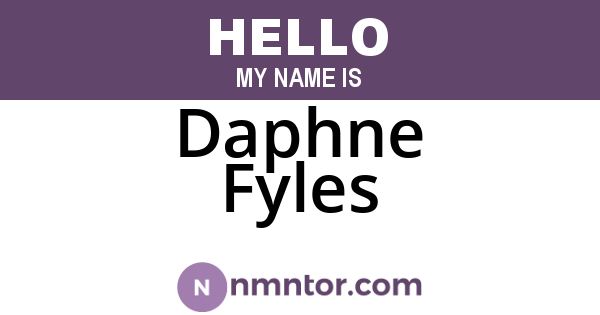 Daphne Fyles