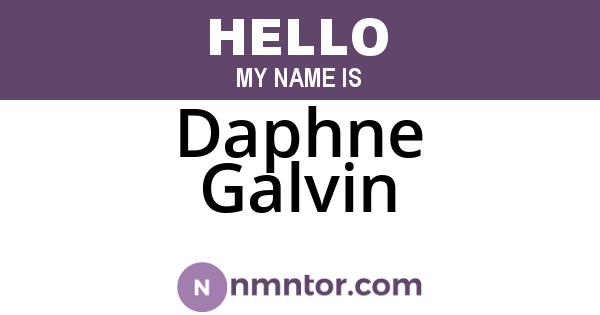 Daphne Galvin