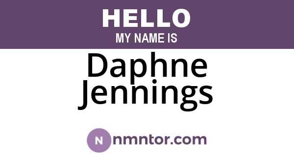 Daphne Jennings