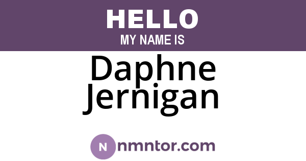 Daphne Jernigan