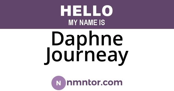 Daphne Journeay