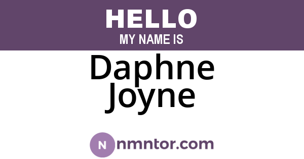 Daphne Joyne