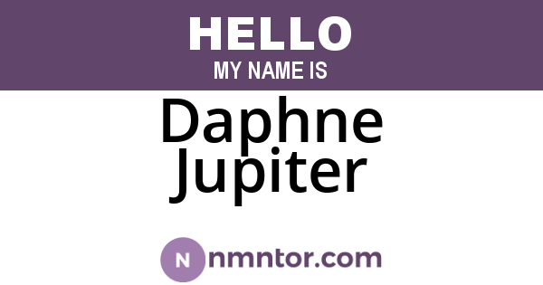 Daphne Jupiter